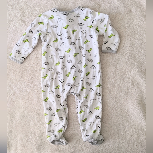 Little Me Infant Dinosaur print onesie sleeper. Size 9M - Picture 2 of 5
